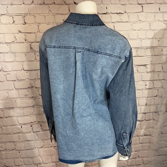 NWT Dex 3 tone denim shirt - Picture 5 of 7